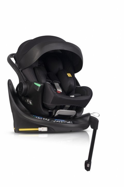 easyGO Set scoica auto reclinabila si baza isofix rotativa Buz XTD Pro Ink i-Size omologat R129 pentru copii de 40-87 cm