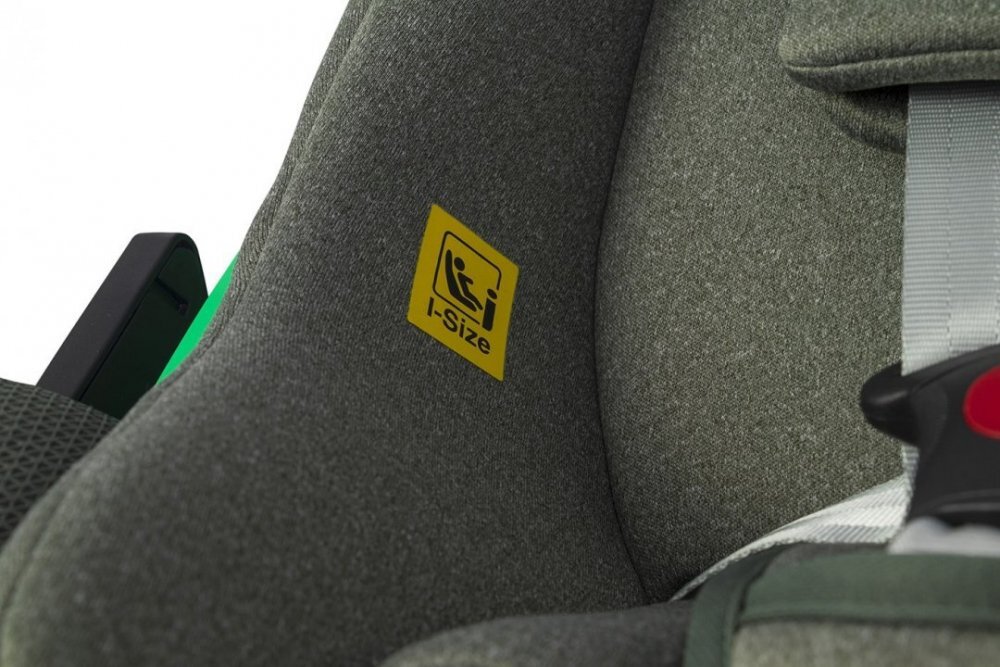 easyGO Set scoica auto si baza isofix rotativa Buz Pro i-Size omologat R129 cu tetiera reglabila in inaltime copertina ajustabila pentru copii intre 40-87 cm sau 0-13 kg Greener