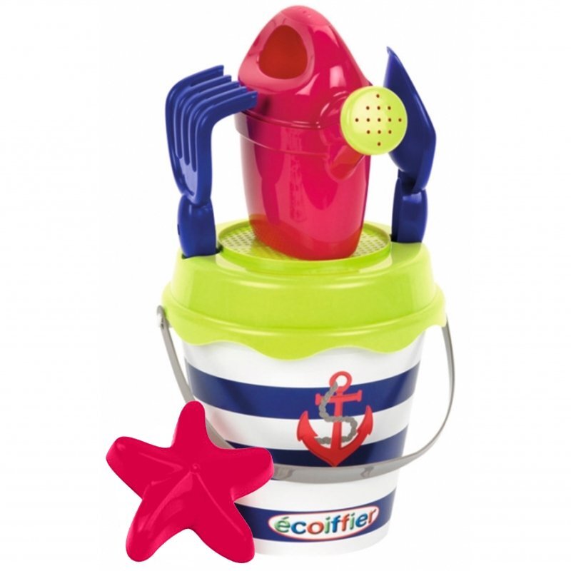 Ecoiffier Set de joaca pentru copii cu 5 piese jucarii de nisip Marine