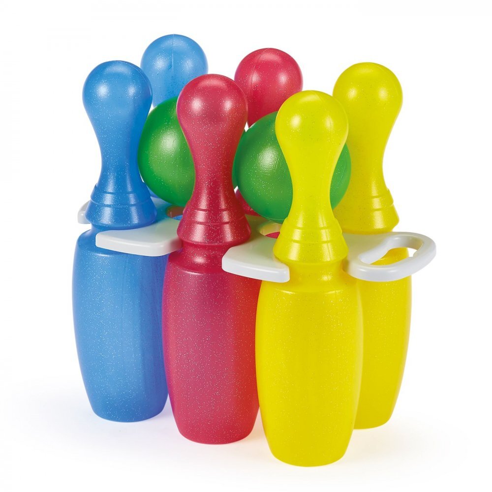 Ecoiffier Set popice de bowling cu sclipici