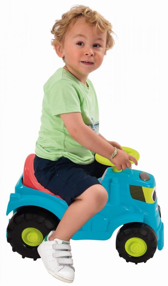 Ecoiffier Set tractor ride cu remorca si cositoare