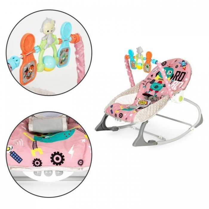 Ecotoys Balansoar 2 in 1 cu vibratii si sunete 27245