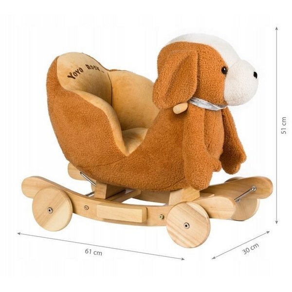 Ecotoys Balansoar cu roti catelus