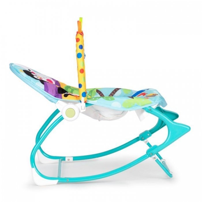 Ecotoys Balansoar cu vibratii 2 in 1 8615 turcoaz
