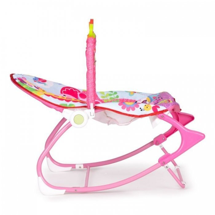 Ecotoys Balansoar cu vibratii 2 in 1 8617 roz