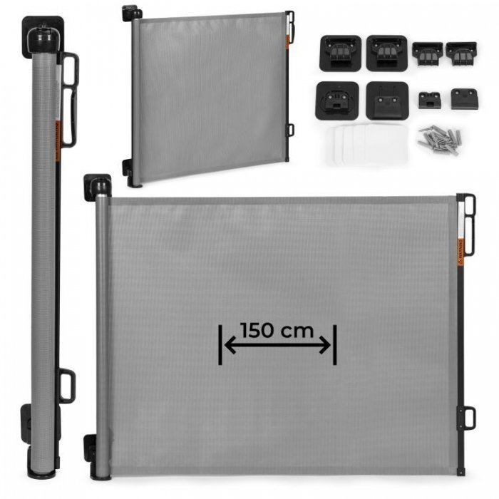 Ecotoys Bariera de siguranta 150 cm Gri
