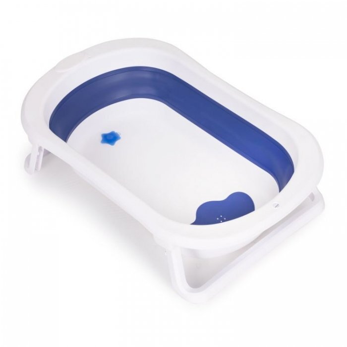 Ecotoys Cadita de baie cu dop de scurgere HA-B27 albastru