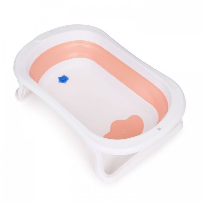 Ecotoys Cadita de baie cu dop de scurgere HA-B27 roz
