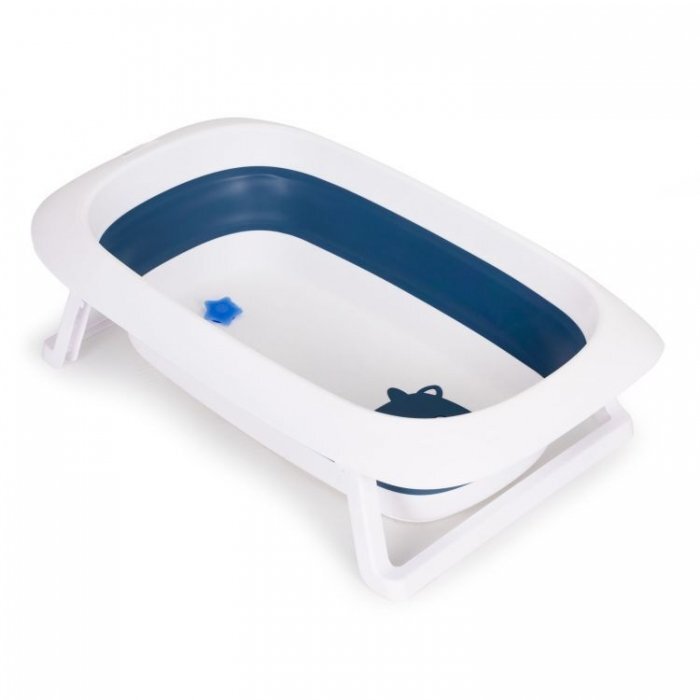 Ecotoys Cadita de baie cu dop de scurgere HA-B31 albastru
