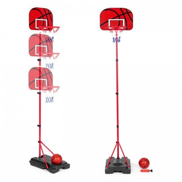 Ecotoys Cos de baschet pentru copii cu minge inclusa si inaltime reglabila