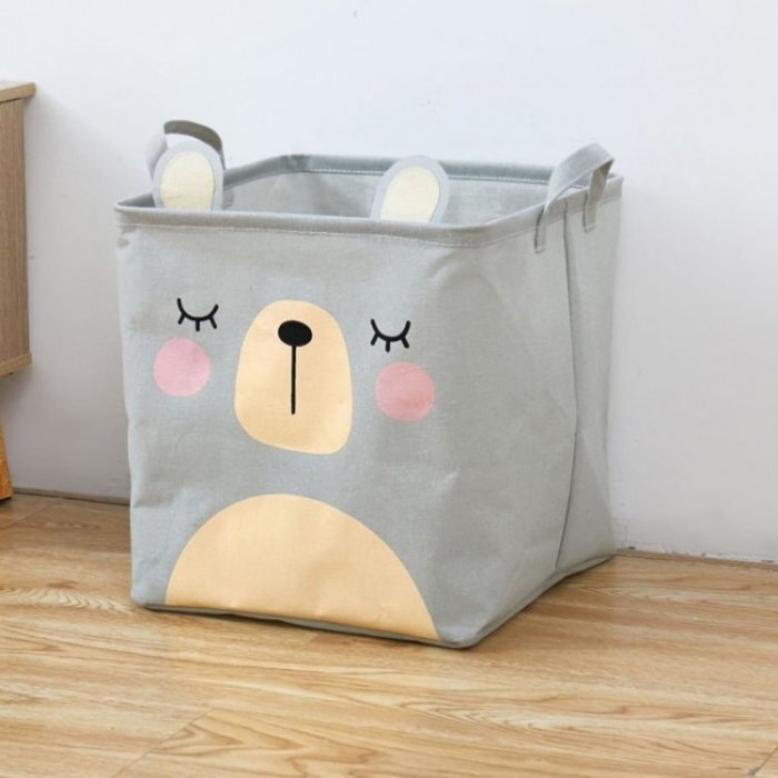 Ecotoys Cos pentru depozitarea jucariilor OR89SZ Gri