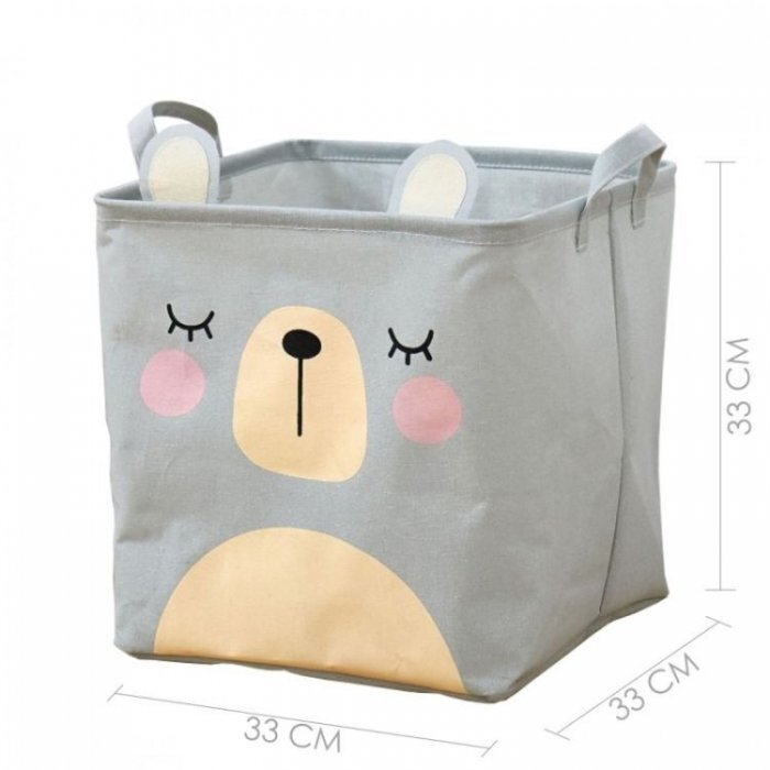 Ecotoys Cos pentru depozitarea jucariilor OR89SZ Gri
