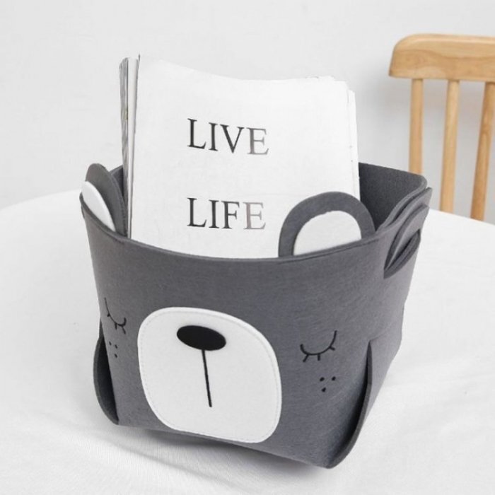 Ecotoys Cos pentru depozitarea jucariilor OR92SZ Gri