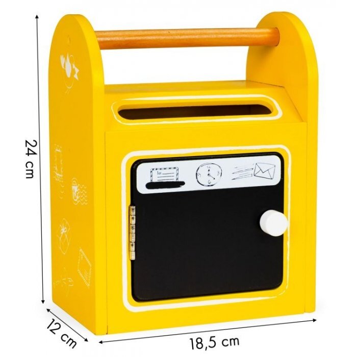 Ecotoys Cutie pentru scrisori din lemn pentru copii 2623