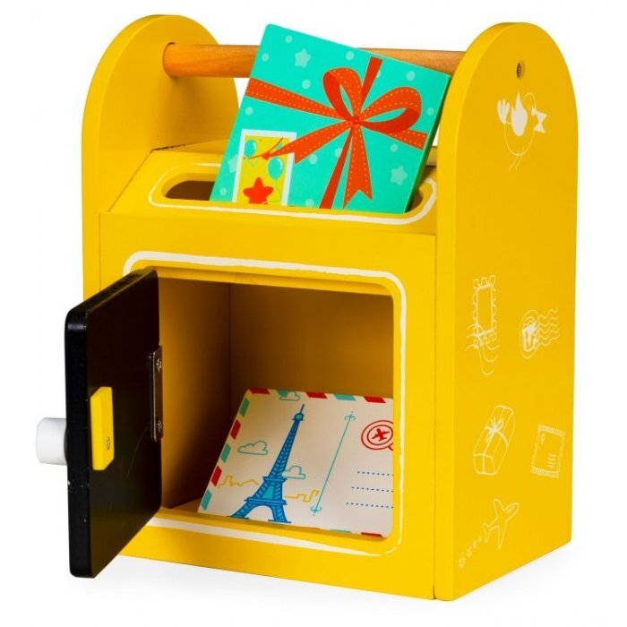 Ecotoys Cutie pentru scrisori din lemn pentru copii 2623