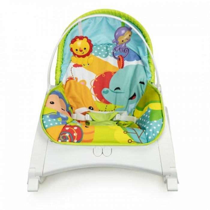 Ecotoys Fotoliu Balansoar 3 In 1 Cu Vibratii 88954 Jungla