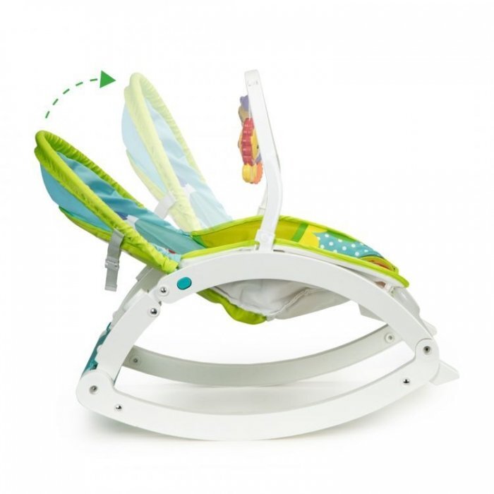 Ecotoys Fotoliu Balansoar 3 In 1 Cu Vibratii 88954 Jungla