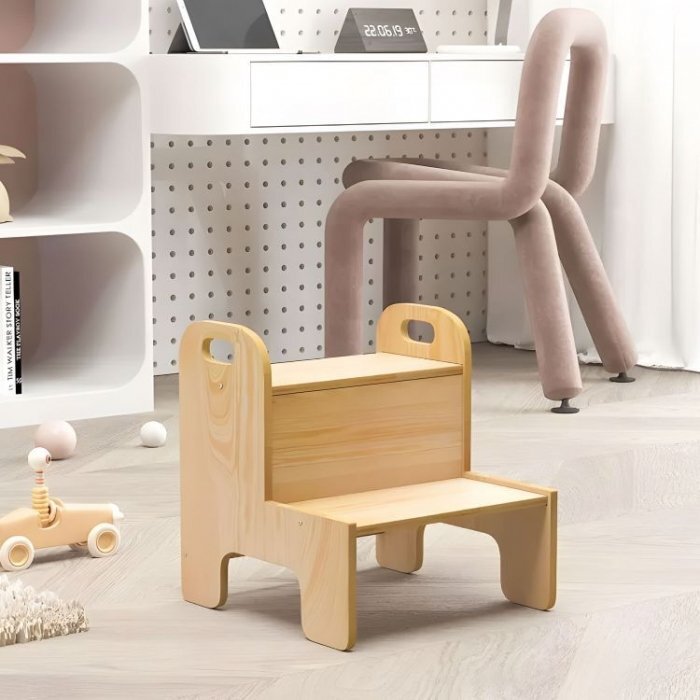 Ecotoys Inaltator pentru copii din lemn 31.5 x 36.5 x 39 cm