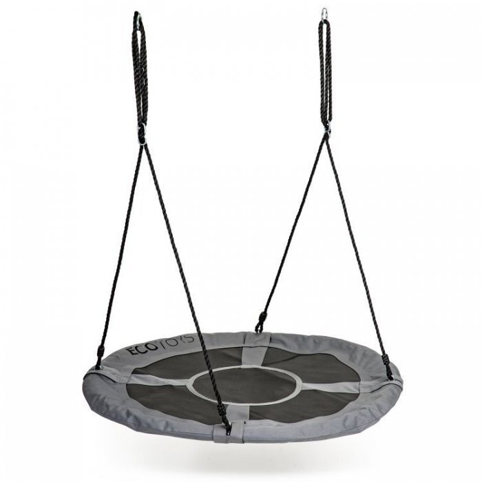 Ecotoys Leagan de gradina Boc110 pentru copii 110 cm 150 kg gri