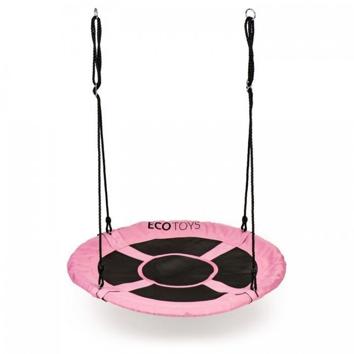 Ecotoys Leagan de gradina Boc110 pentru copii 110 cm 150 kg roz