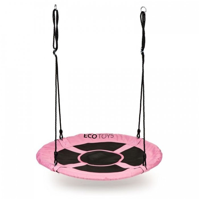 Ecotoys Leagan de gradina Boc110 pentru copii 110 cm 150 kg roz