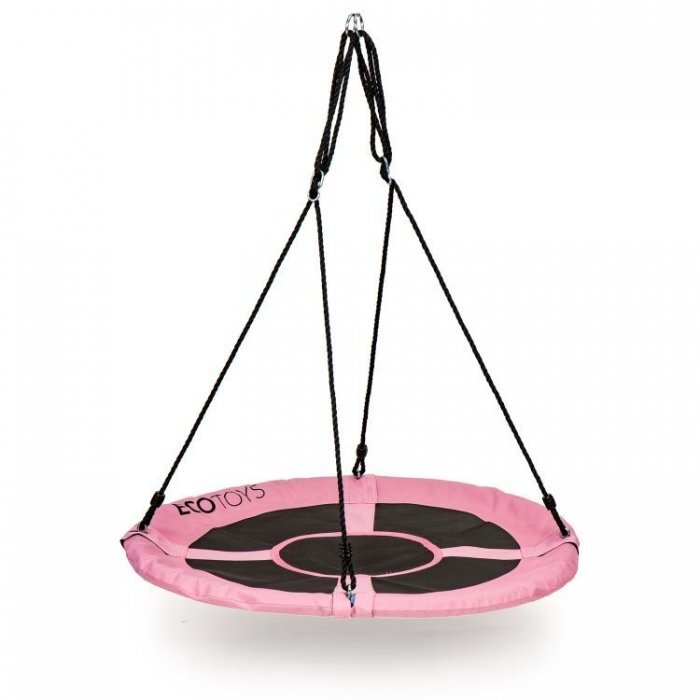 Ecotoys Leagan de gradina Boc110 pentru copii 110 cm 150 kg roz