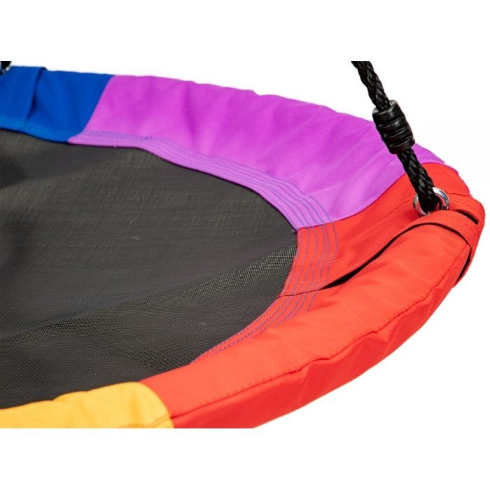 Ecotoys Leagan pentru copii rotund tip cuib de barza suspendat 100 cm MIR6001 multicolor