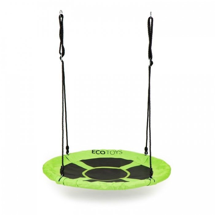 Ecotoys Leagan pentru copii rotund tip cuib de barza suspendat 100 cm MIR6001 verde