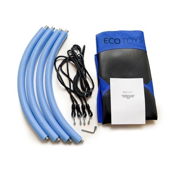Ecotoys Leagan pentru copii SW100 cuib de barza albastru