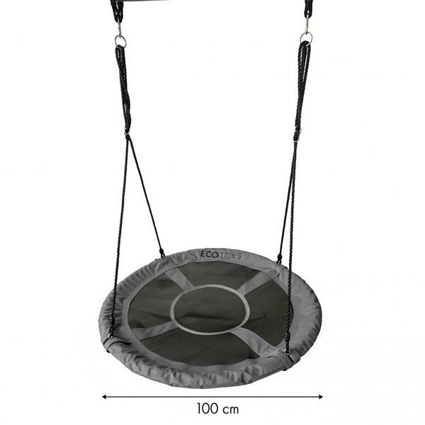 Ecotoys Leagan pentru copii SW100 cuib de barza gri