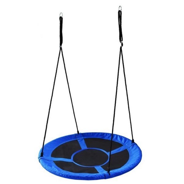 Ecotoys Leagan rotund tip cuib albastru