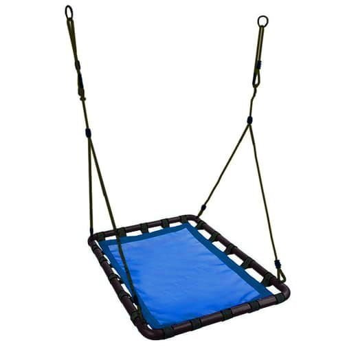 Ecotoys Leagan suspendat tip cuib dreptunghiular mare 105 x 75 cm MIS1005 albastru