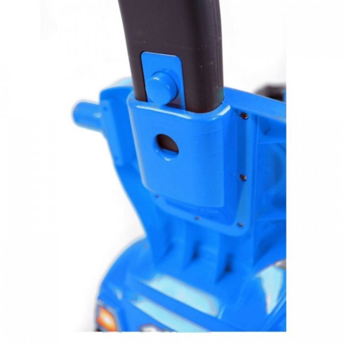 Ecotoys Masinuta copii de impins Mini Cooper 321 albastru cu maner de impins detasabil suport pentru picioare bara de protectie panou muzical recomandata copiilor cu varsta cuprinsa intre 1 si 3 ani