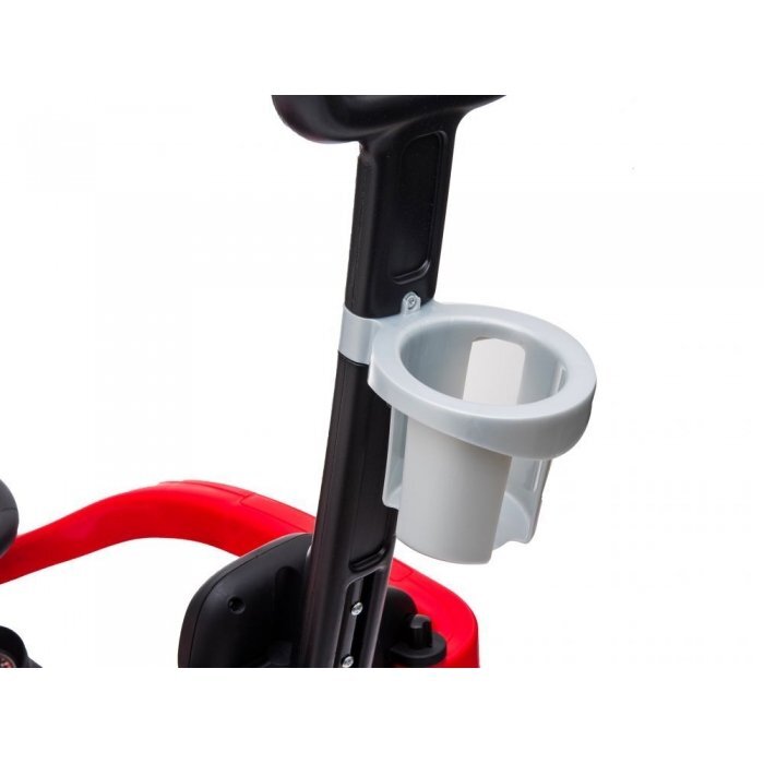 Ecotoys Masinuta pentru copii de impins Mercedes 639 Rosu cu maner pentru a putea fi controlata si impinsa de catre parinte bara de protectie detasabila suport pentru picioare volan cu sunete
