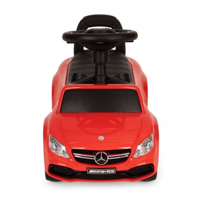 Ecotoys Masinuta pentru copii fara pedale Mercedes 638 rosu compartiment de depozitare sub scaun volan cu sunete protectie antirasturnare