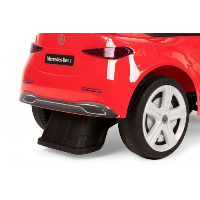 Ecotoys Masinuta pentru copii Mercedes C Class Rosu fara pedale volan interactiv cu sunete varsta 1-3 ani
