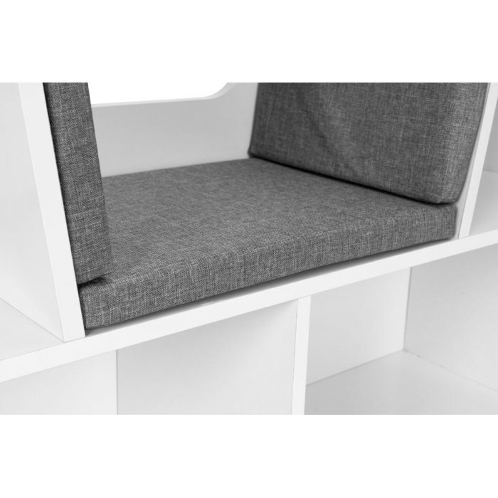 Ecotoys Mobilier pentru depozitarea cartilor si jucariilor cu sezut ZKB-5W