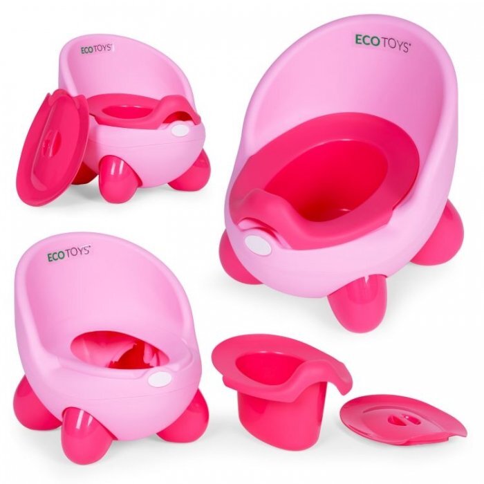 Ecotoys Olita pentru copii insertie detasabila picioare antiderapante PP112 Roz