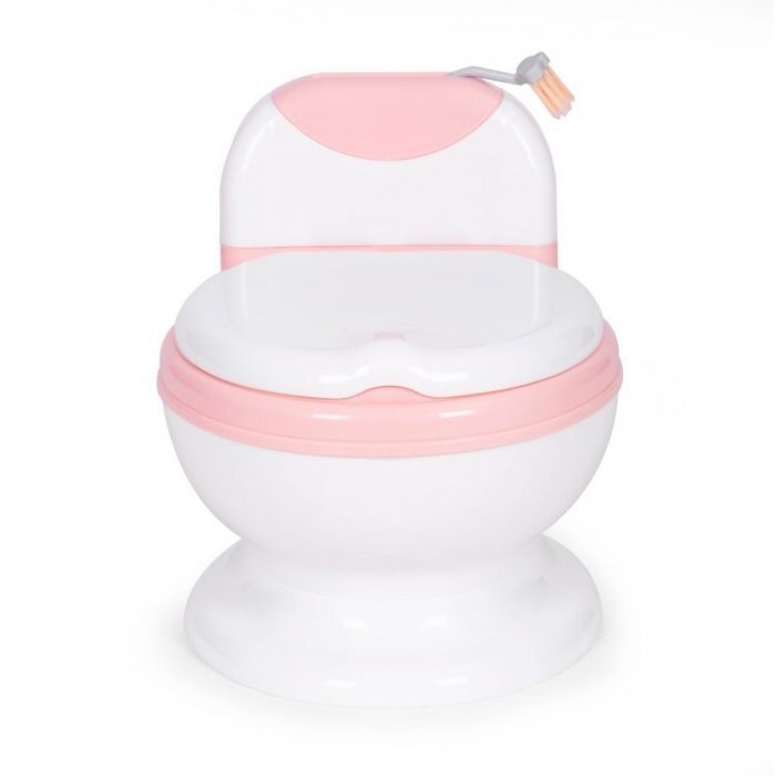 Ecotoys Olita pentru copii Roz cu insertie detasabila si perie inclusa