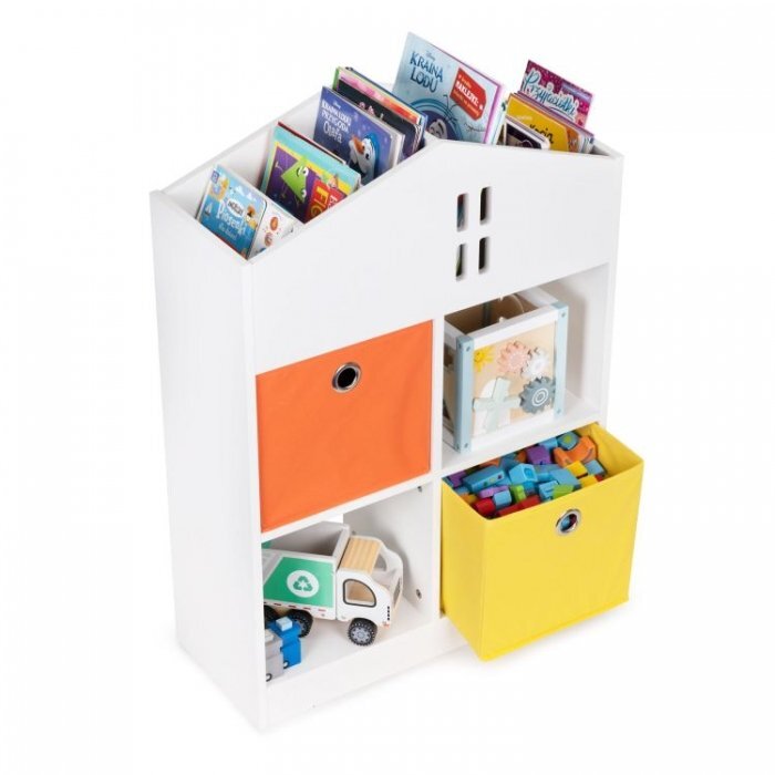 Ecotoys Organizator pentru jucariile copiilor in forma de casuta ZKB-03A