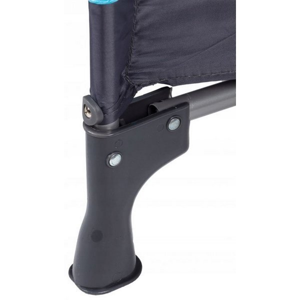 Ecotoys Patut pliabil bleumarin cu 2 nivele usita de acces cu fermoar plasa de tantari si geanta de transport incluse