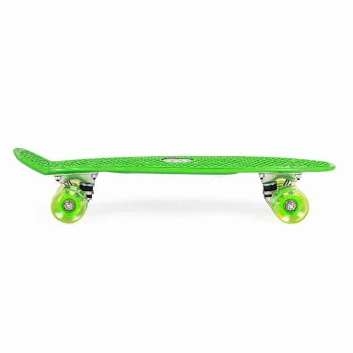 Ecotoys Penny board pentru copii cu lumini led verde
