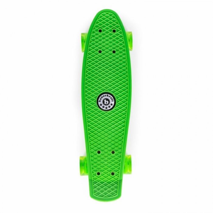 Ecotoys Penny board pentru copii cu lumini led verde