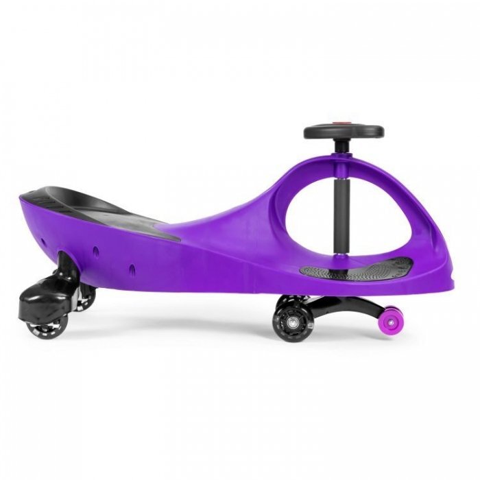 Ecotoys PlasmaCar gravitationala YM-SW-1 Mov tip barca cu roti led din cauciuc moale suporturi antiderapante pentru picioare sarcina maxima 120 kg