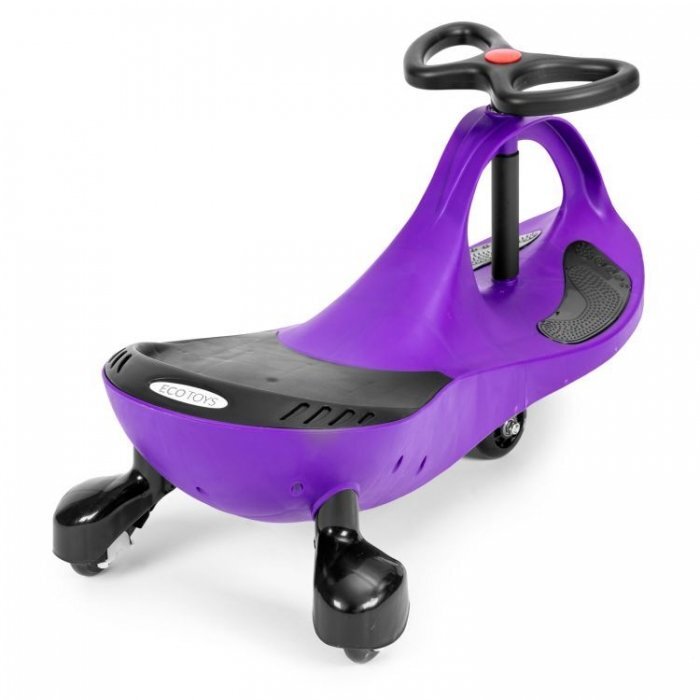 Ecotoys PlasmaCar gravitationala YM-SW-1 Mov tip barca cu roti led din cauciuc moale suporturi antiderapante pentru picioare sarcina maxima 120 kg