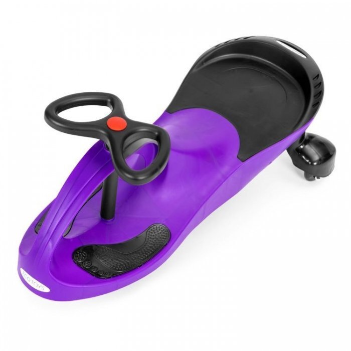 Ecotoys PlasmaCar gravitationala YM-SW-1 Mov tip barca cu roti led din cauciuc moale suporturi antiderapante pentru picioare sarcina maxima 120 kg