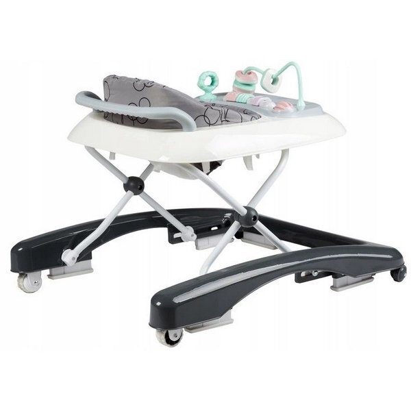 Ecotoys Premergator educational Gri cu Alb