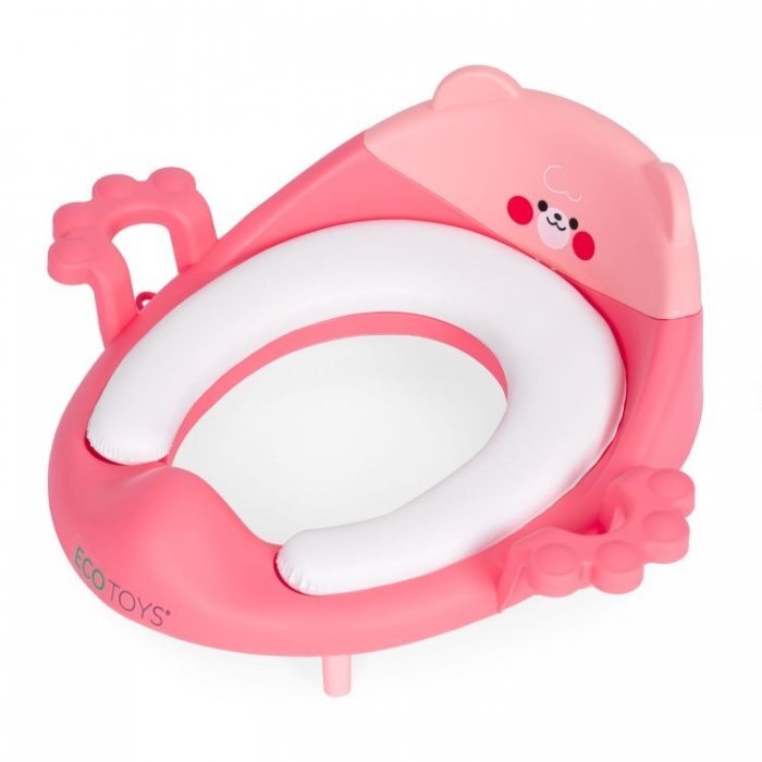 Ecotoys Reductor toaleta cu manere pentru copii PP104 Roz