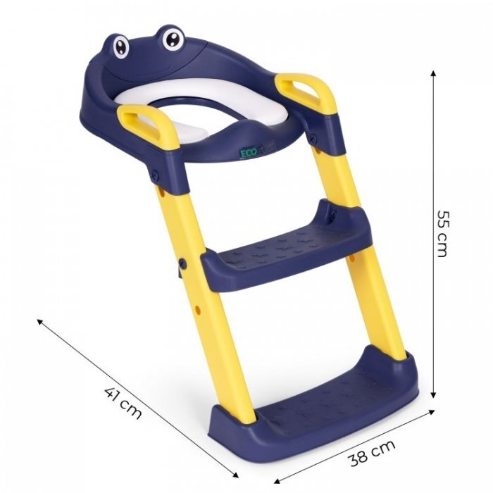 Ecotoys Reductor toaleta cu scara pentru copii PP8001 Albastru
