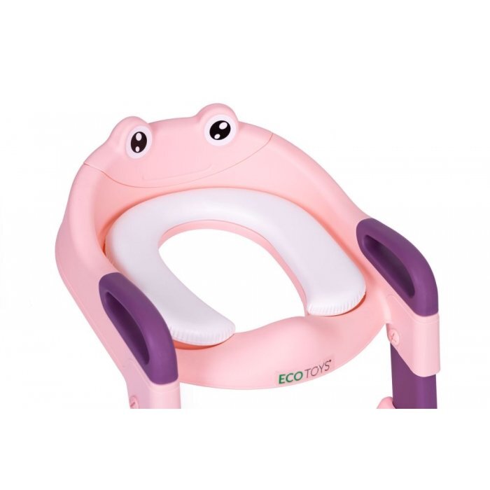 Ecotoys Reductor toaleta cu scara pentru copii PP8001 Roz